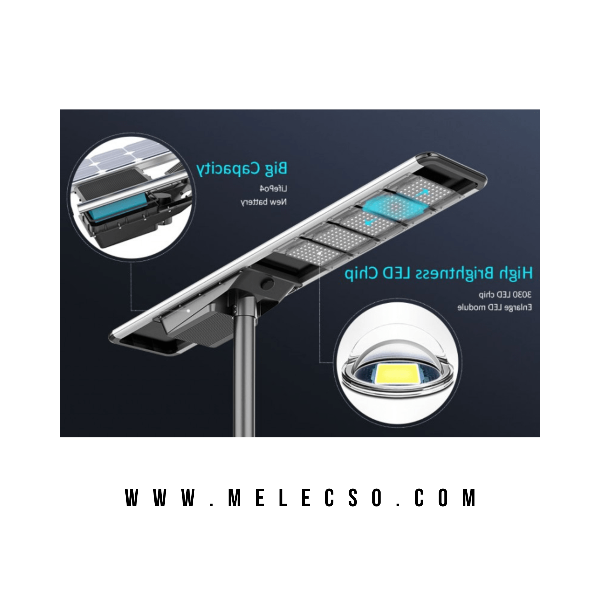 Alumbrado Publico Solar SLZ: 60W / 80W / 120W | NET