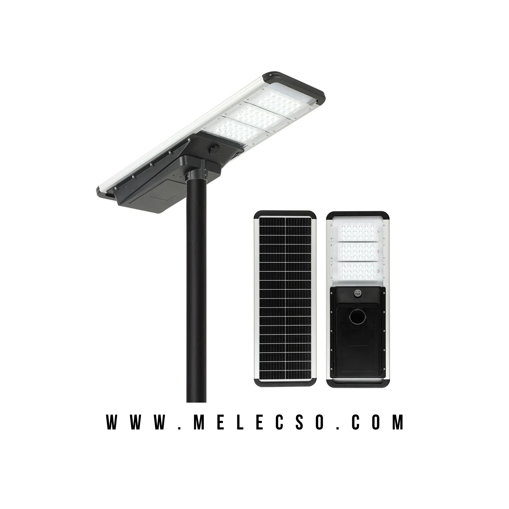 Alumbrado Publico Solar Platinio Z2: 60W / 80W / 100W | NET