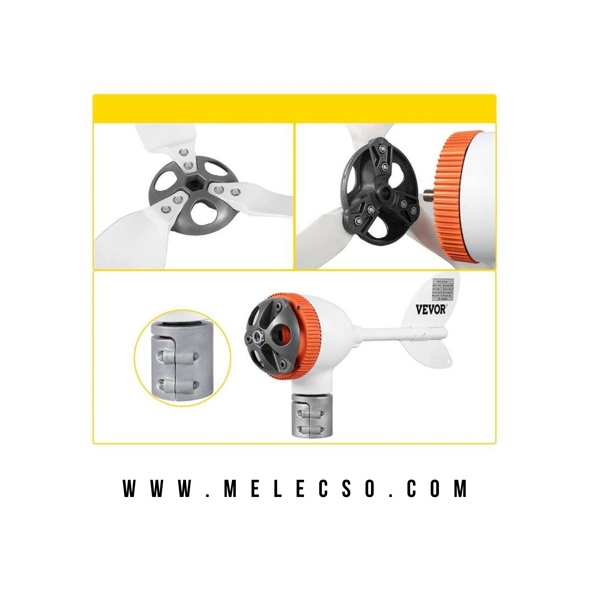 AEROGENERADOR EÓLICO VENTO PRO 400W