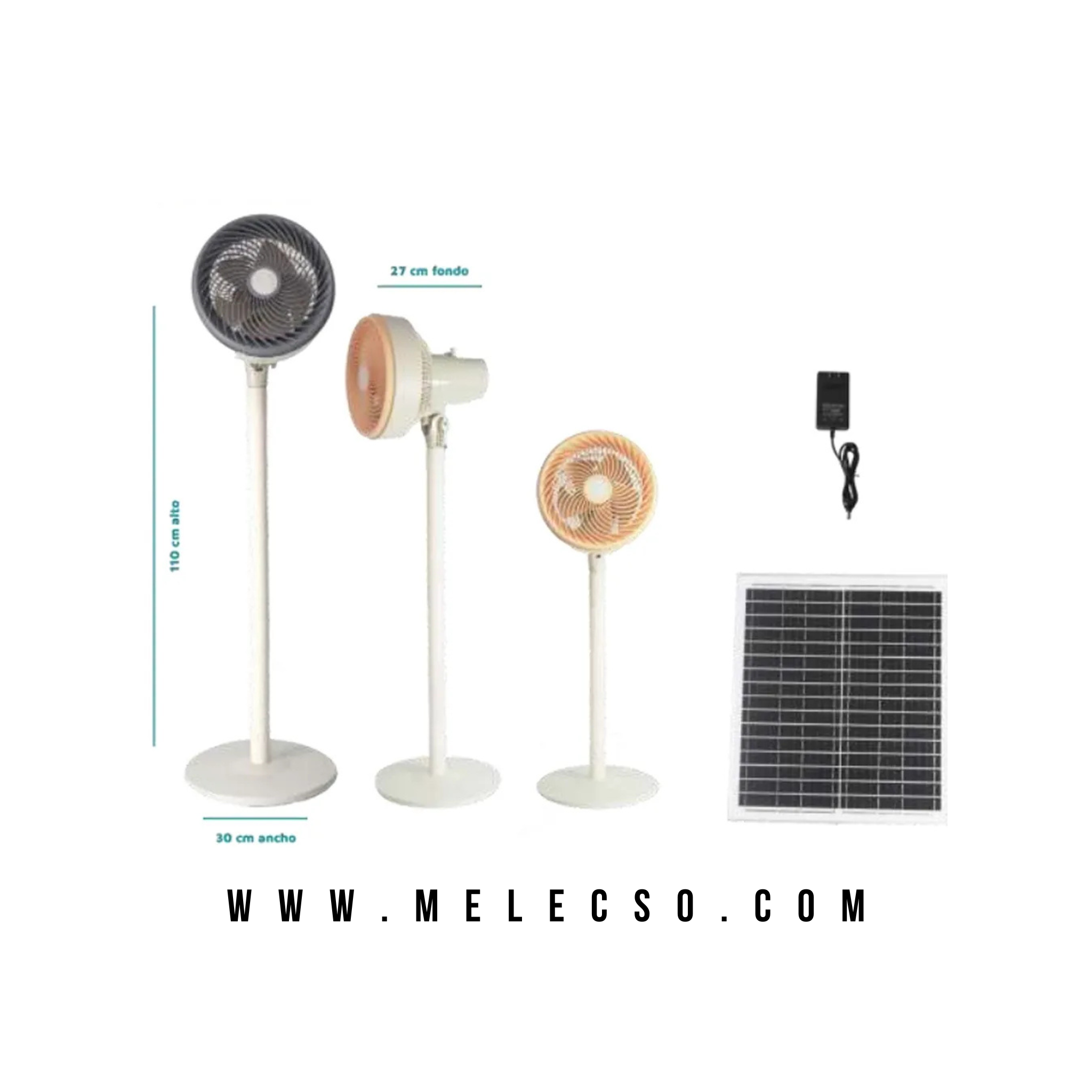 VENTILADOR SOLAR TORRE 11” – CC319
