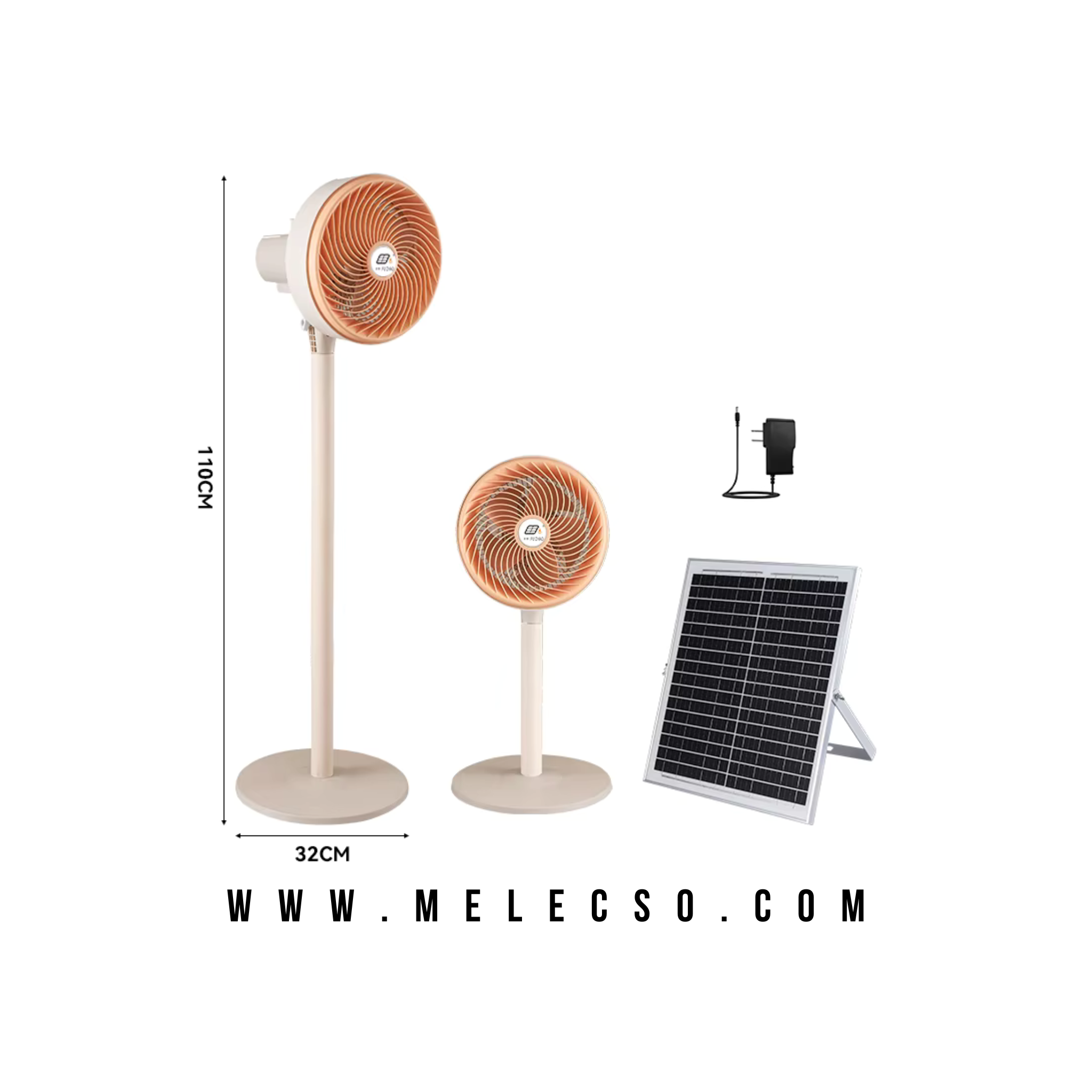 VENTILADOR SOLAR TORRE 11” – CC319