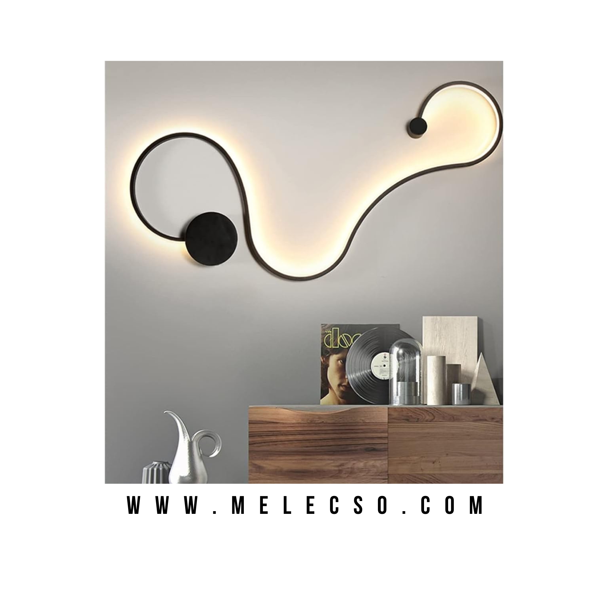 APLIQUE LED DECORATIVO FLEXIBLE C77 CM