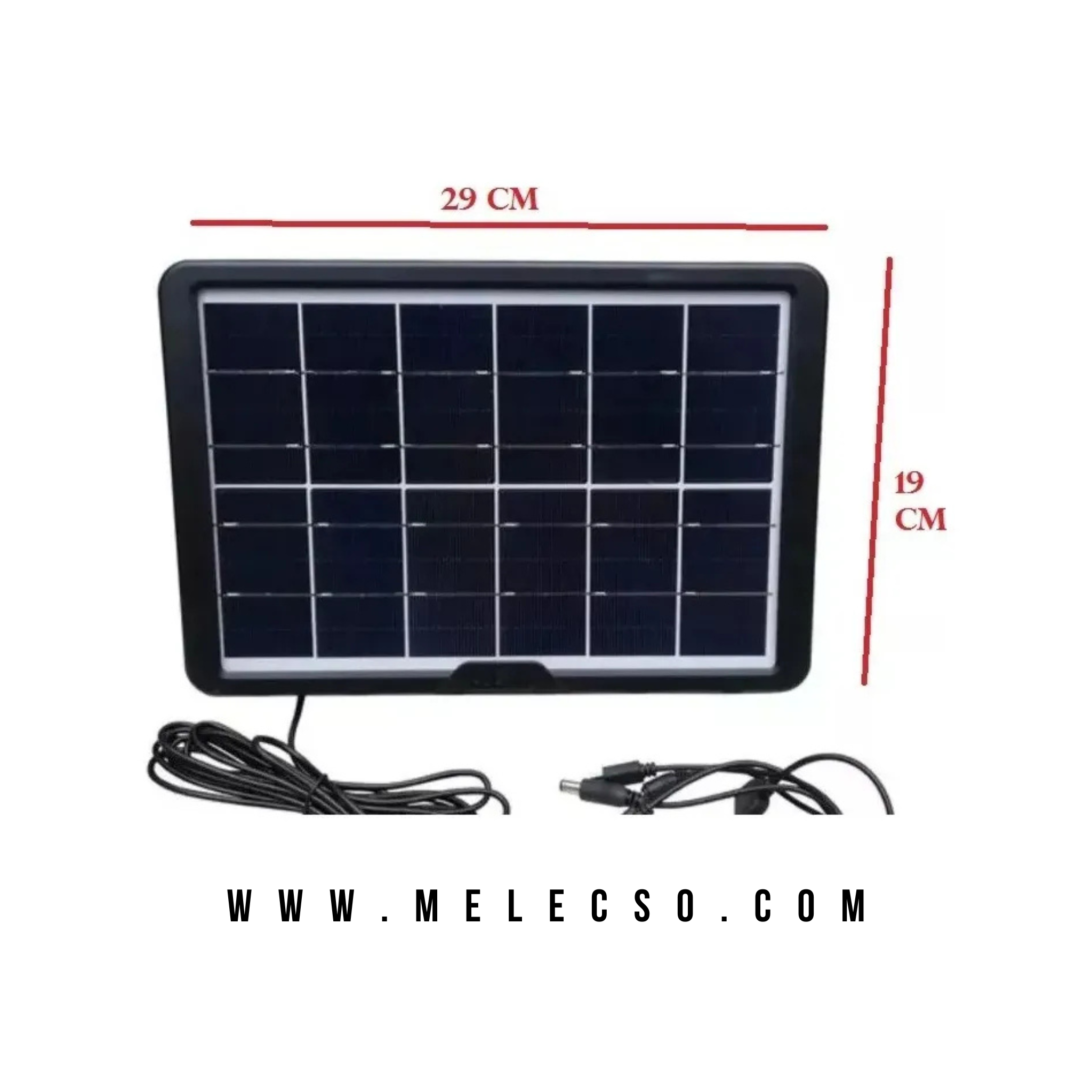 PANEL SOLAR MONOCRISTALINO PORTÁTIL CL-680 8W 6V USB