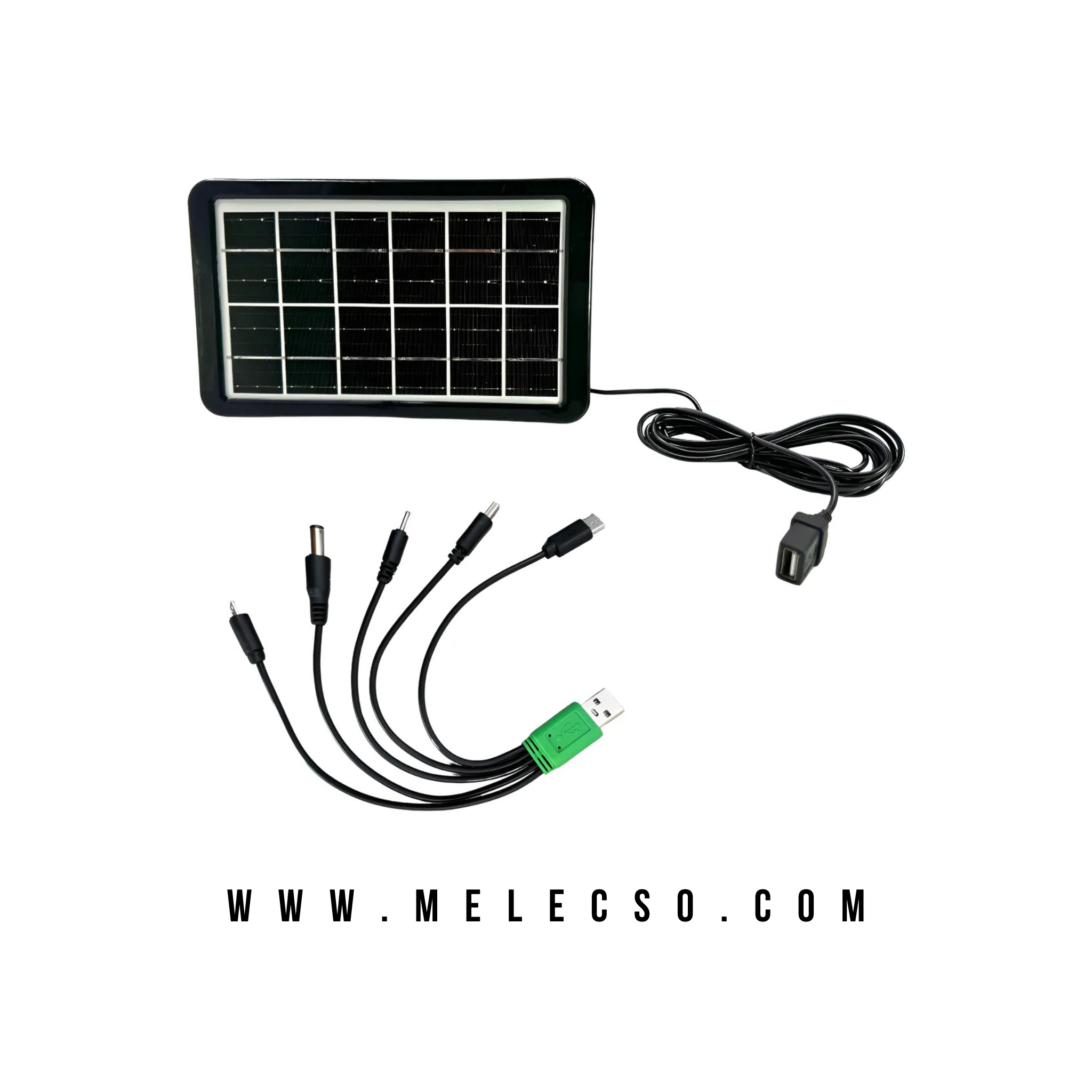 PANEL SOLAR MONOCRISTALINO PORTÁTIL CL-680 8W 6V USB