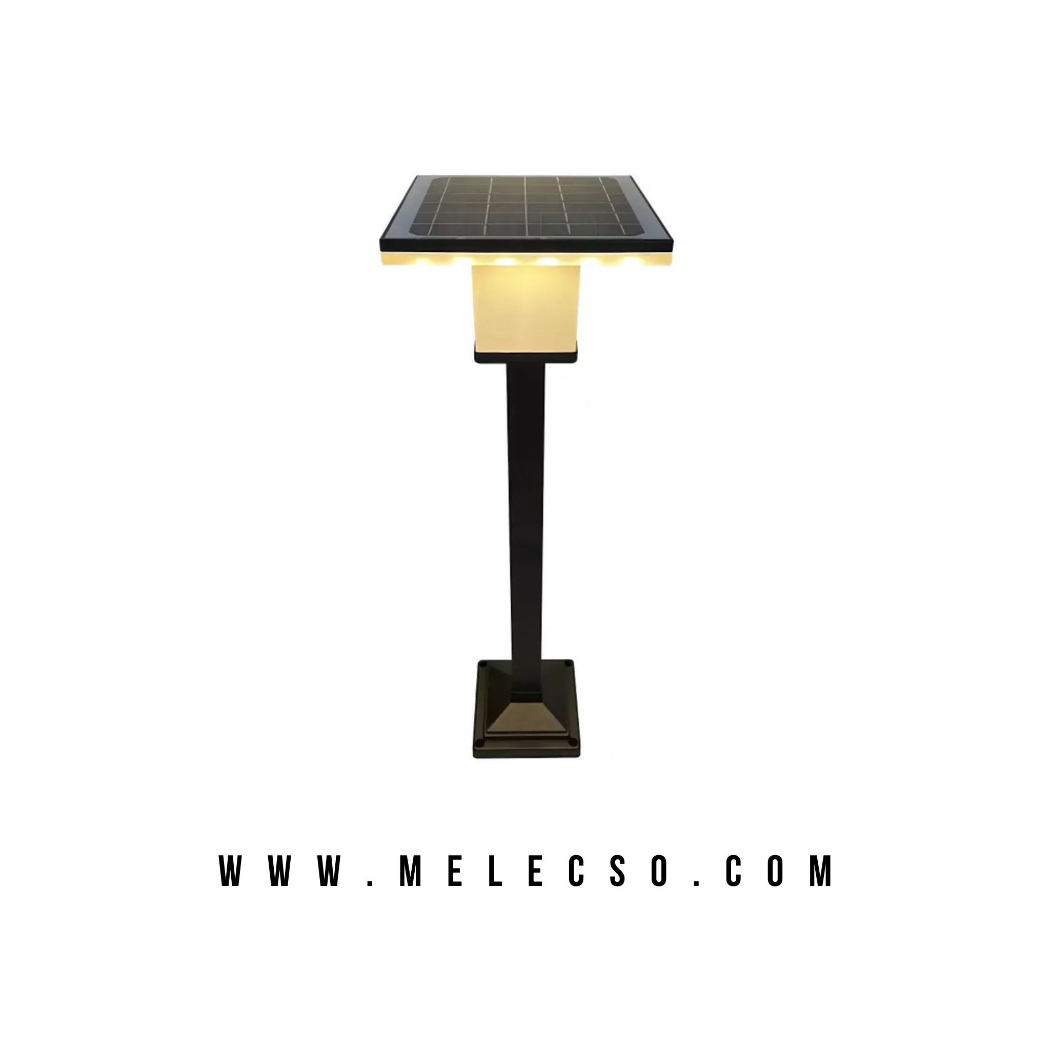 Mini Pedestal Solar Para Senderos