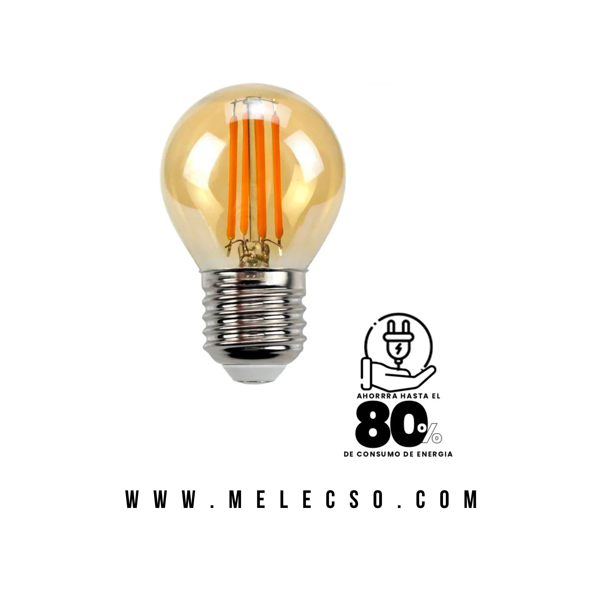 Bombillo LED Filamento Vintage Gold (2200K,E27) | NEWLI