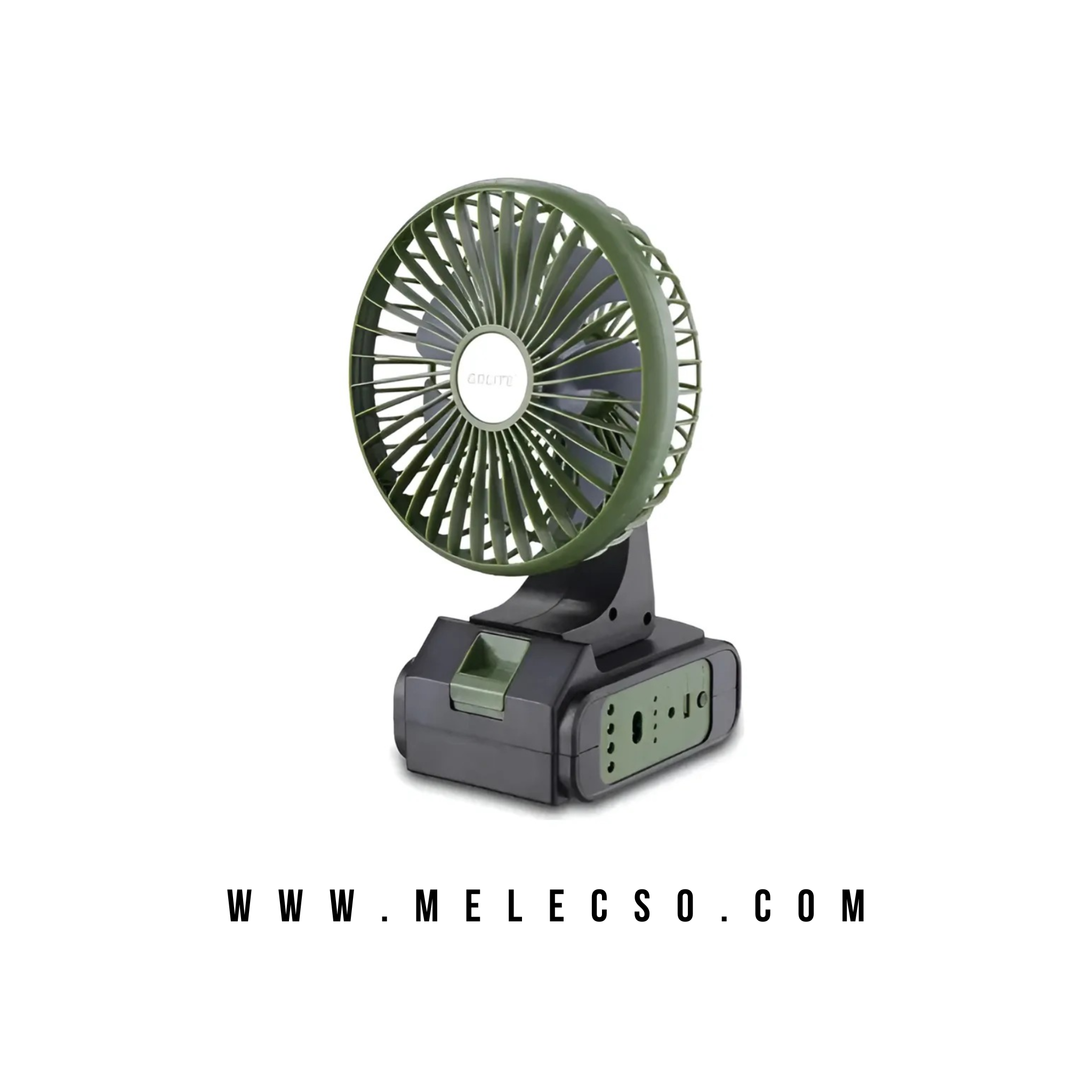 Mini Ventilador Solar con Batería Recargable 6V4AH
