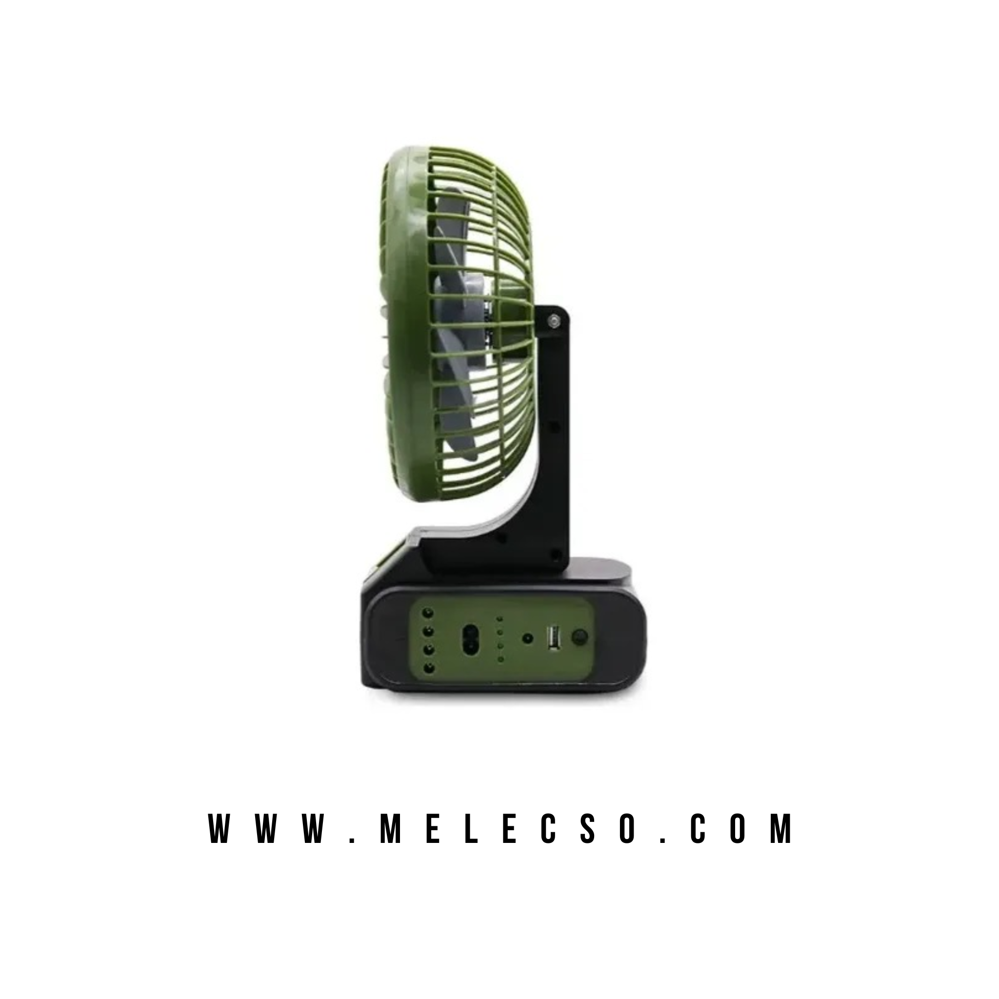 Mini Ventilador Solar con Batería Recargable 6V4AH