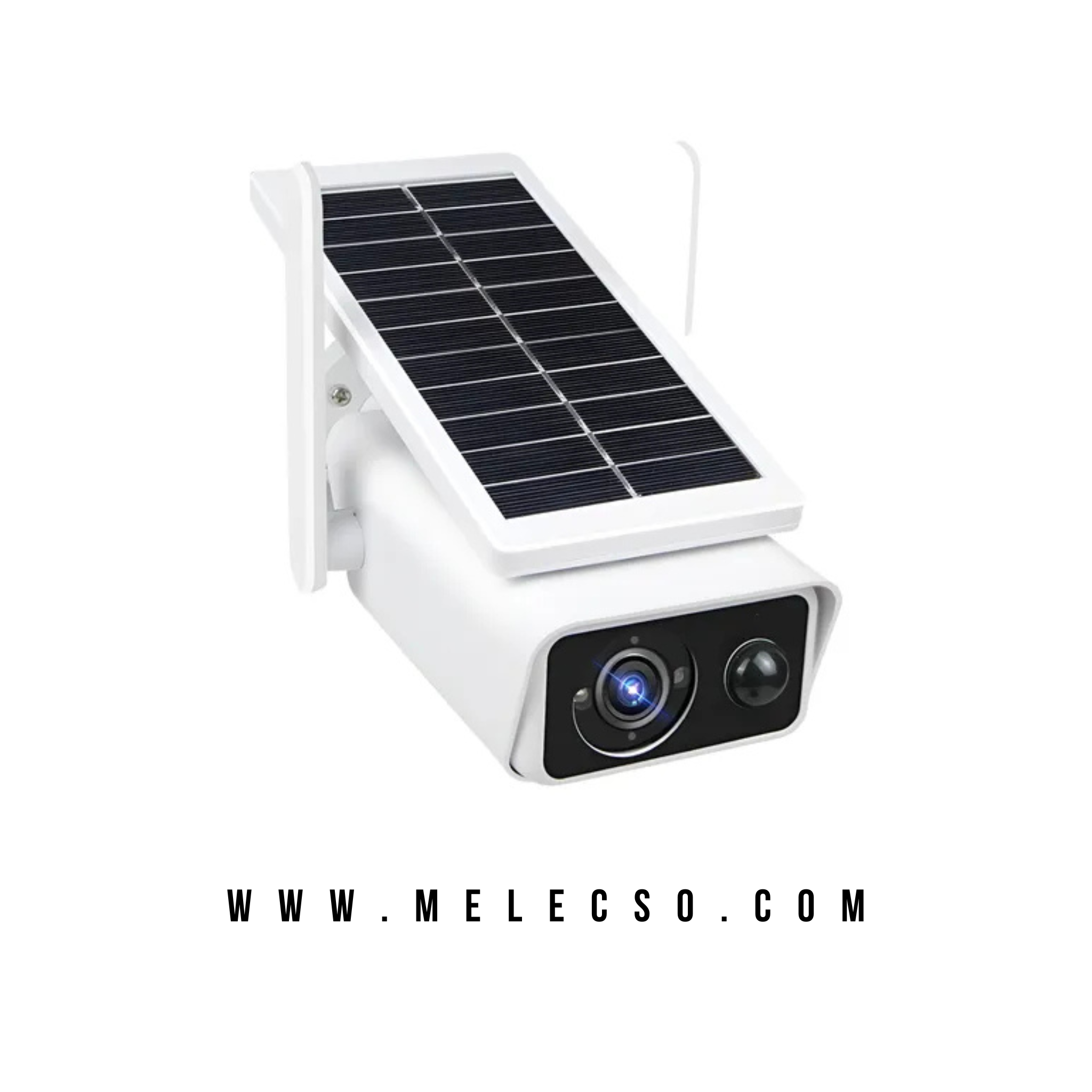 Cámara de Seguridad Solar WiFi 1080P con Audio Bidireccional