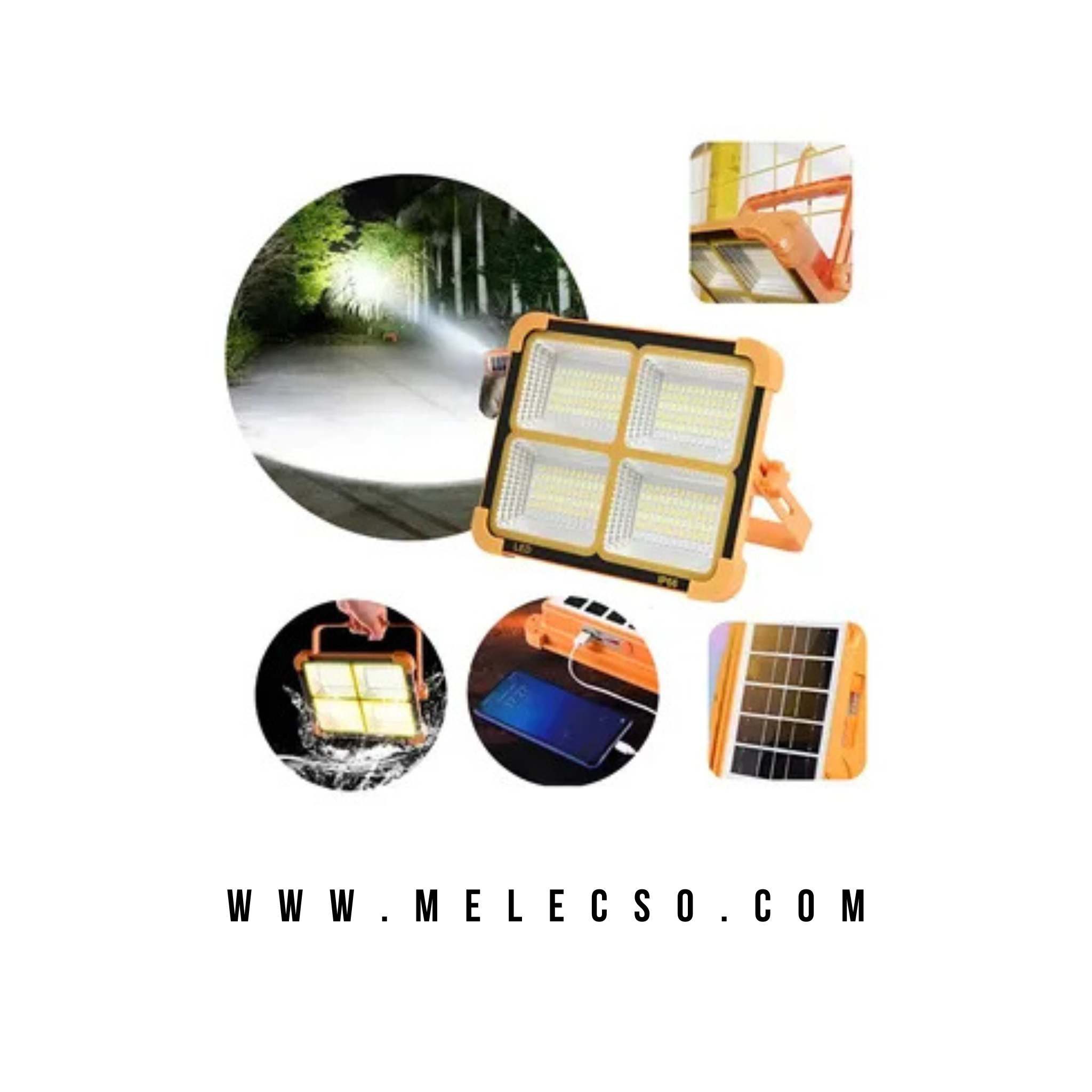 Reflector Solar Portátil 5 en 1