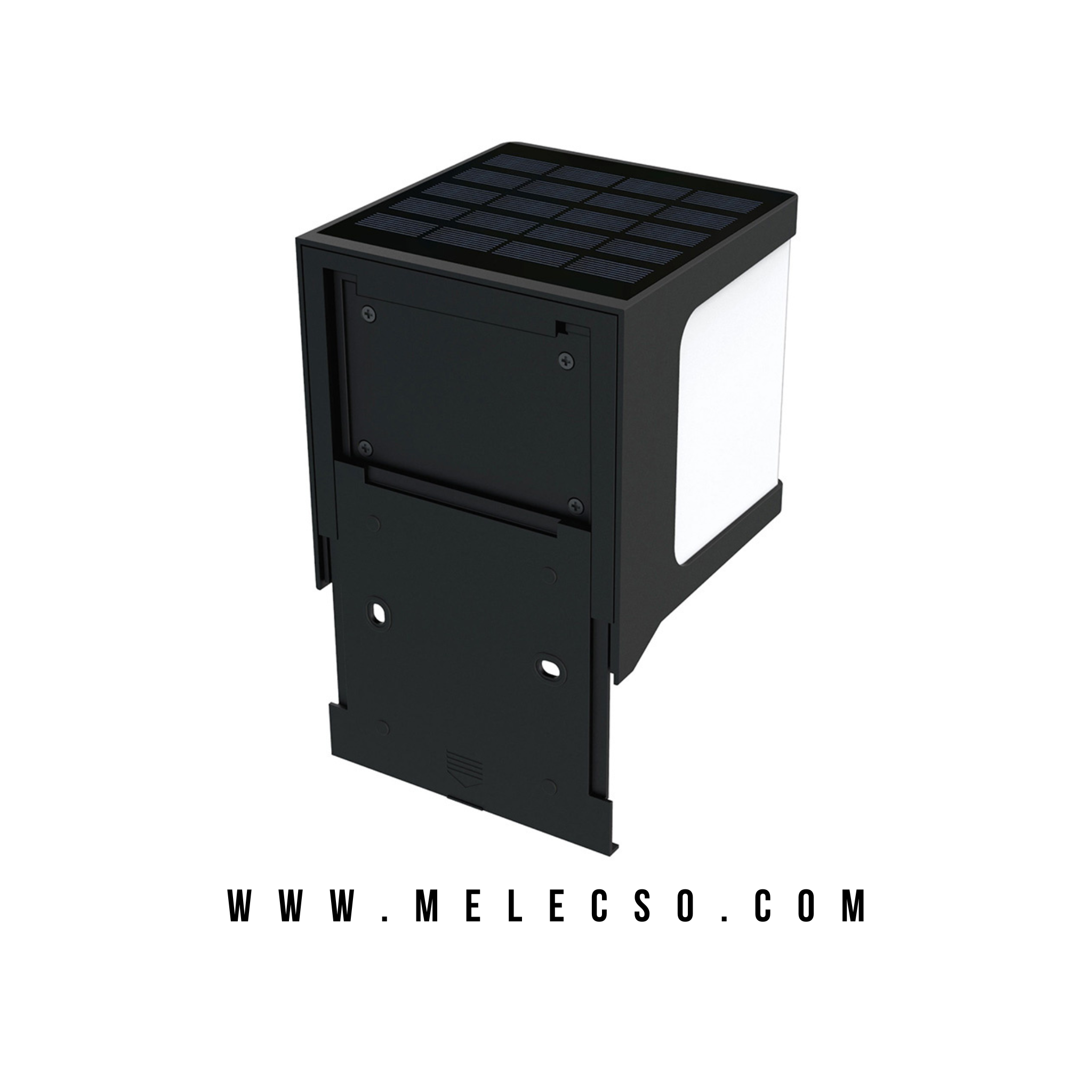 Aplique Solar LED  Cubo Exterior – Modelo NSCL-01 | NET
