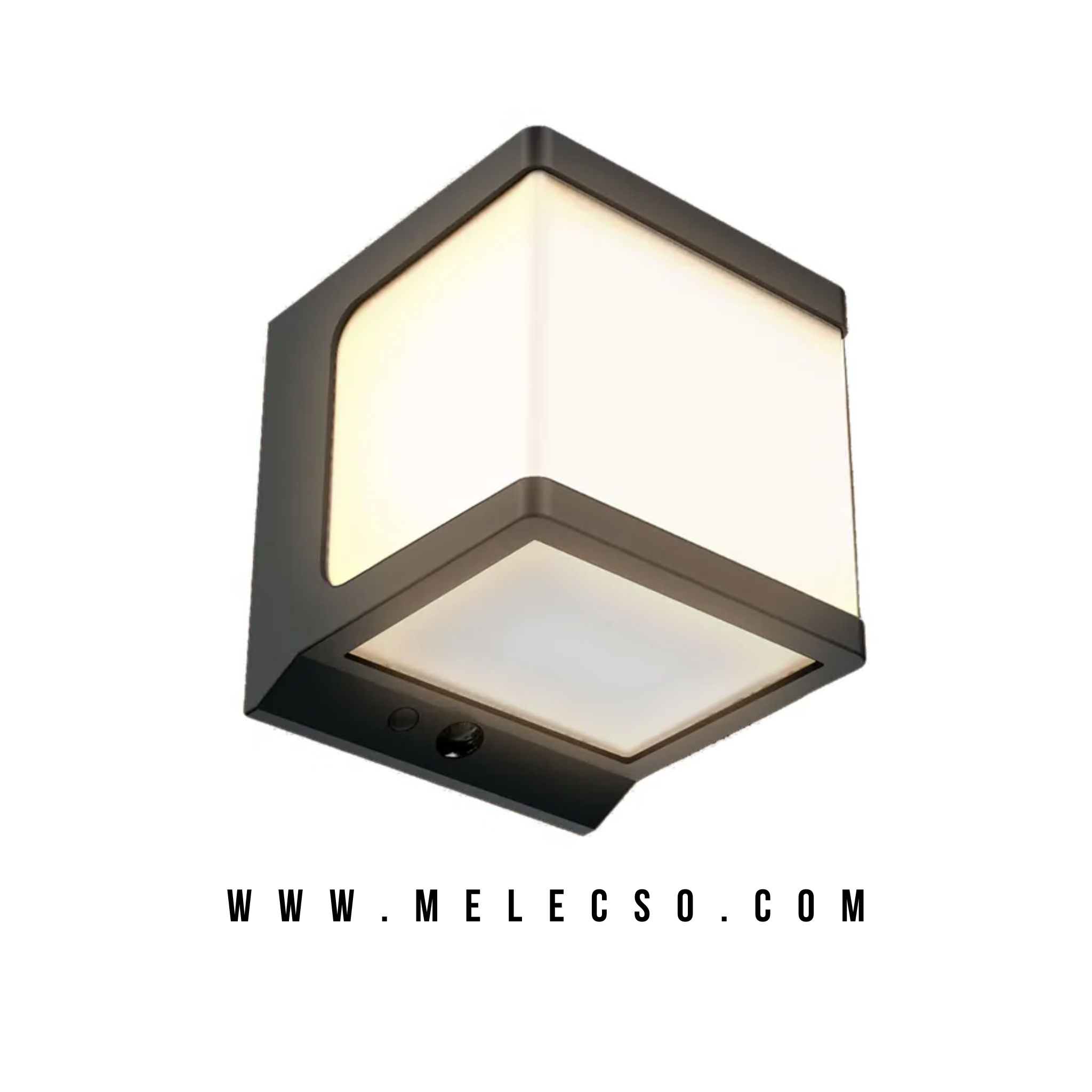 Aplique Solar LED  Cubo Exterior – Modelo NSCL-01 | NET