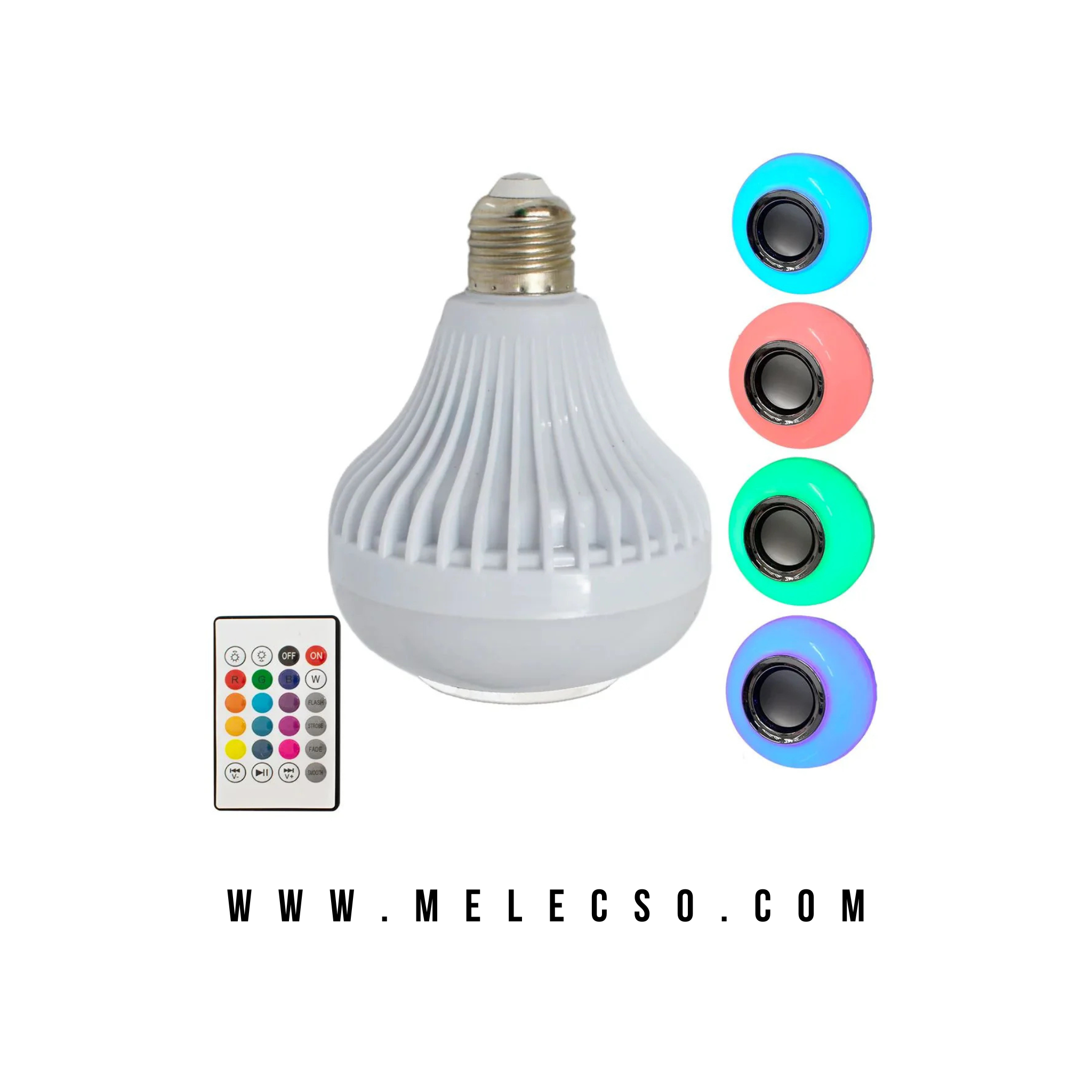 Bombillo Parlante Con Bluetooth RGB