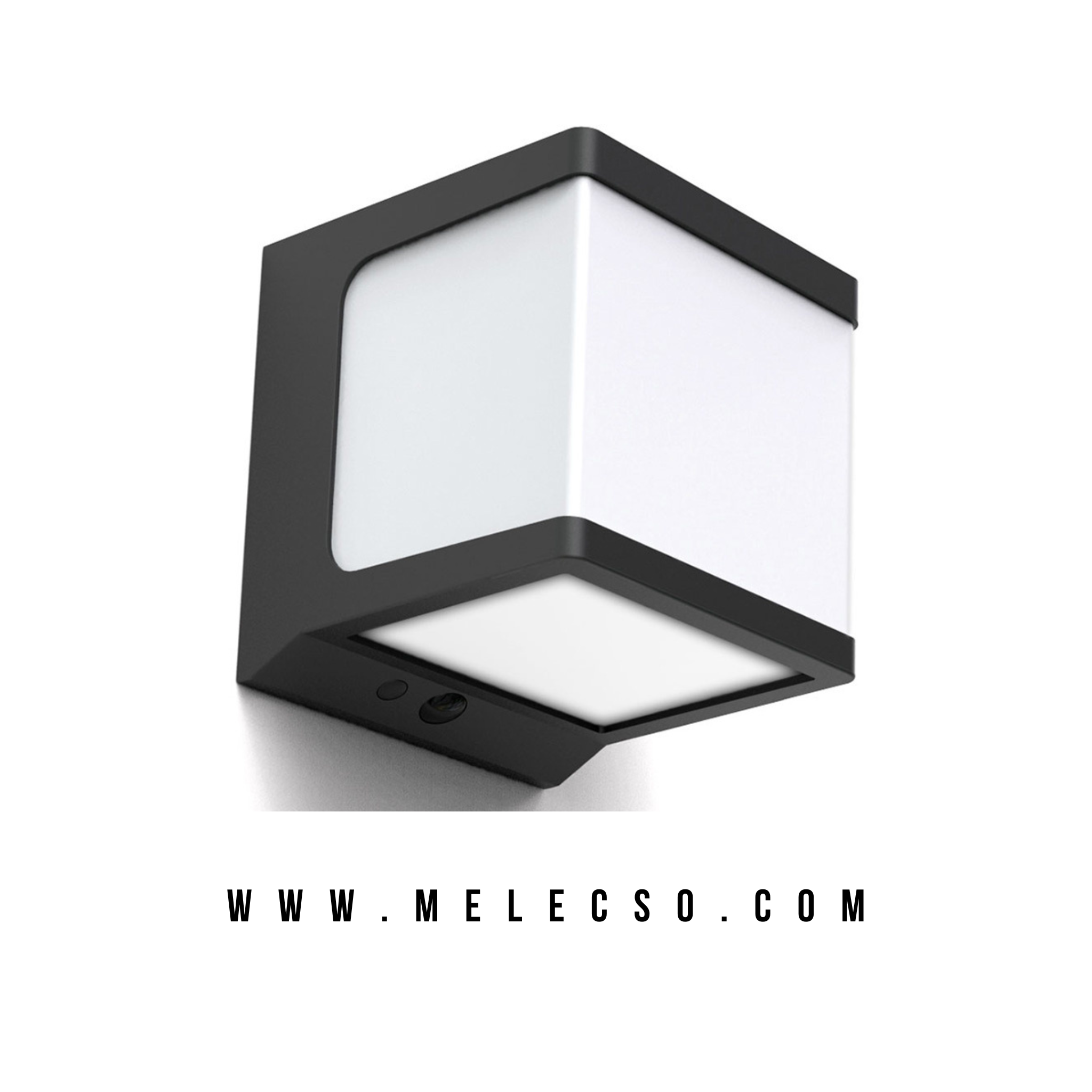 Aplique Solar LED  Cubo Exterior – Modelo NSCL-01 | NET