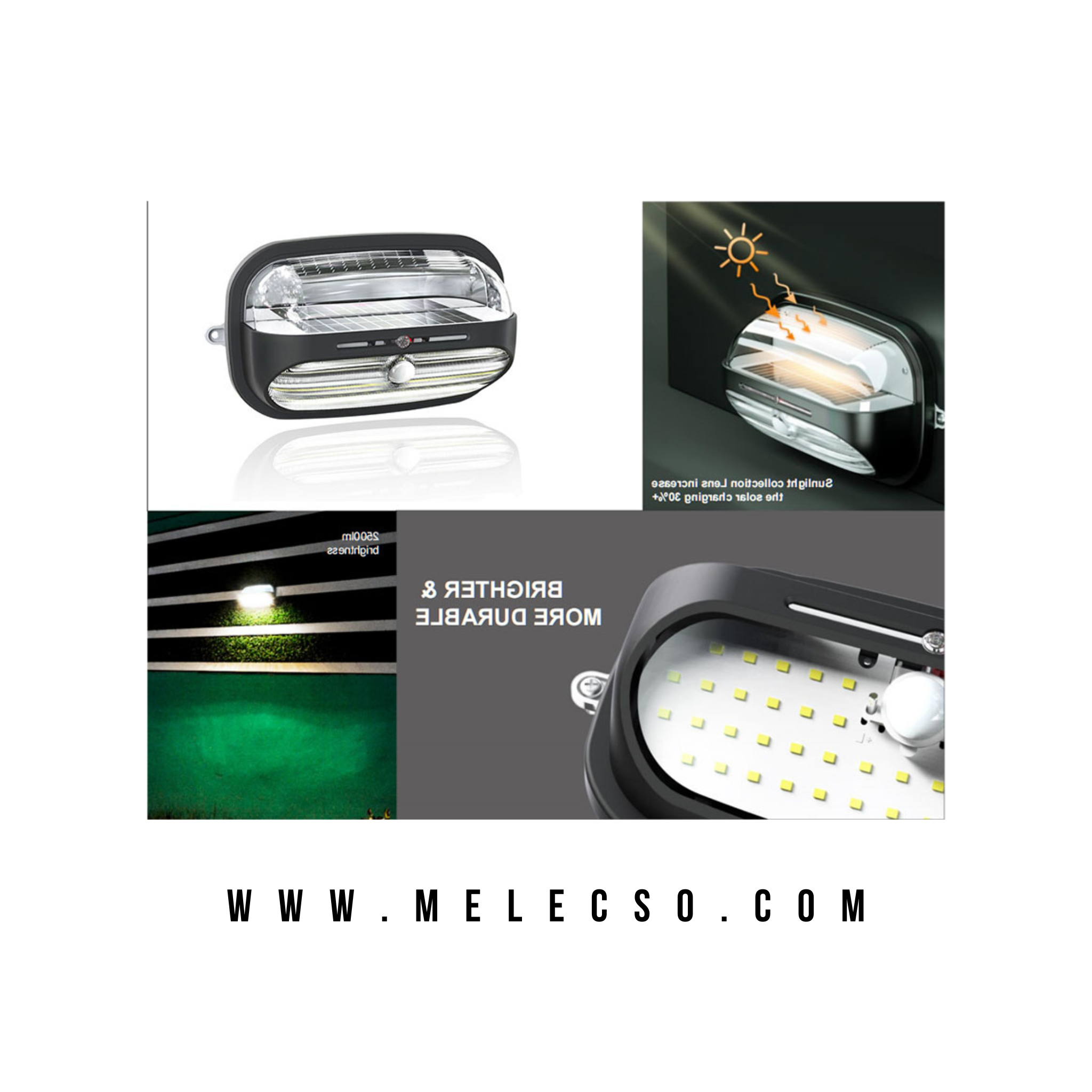 Aplique Solar LED Exterior NSDL-01N – NET