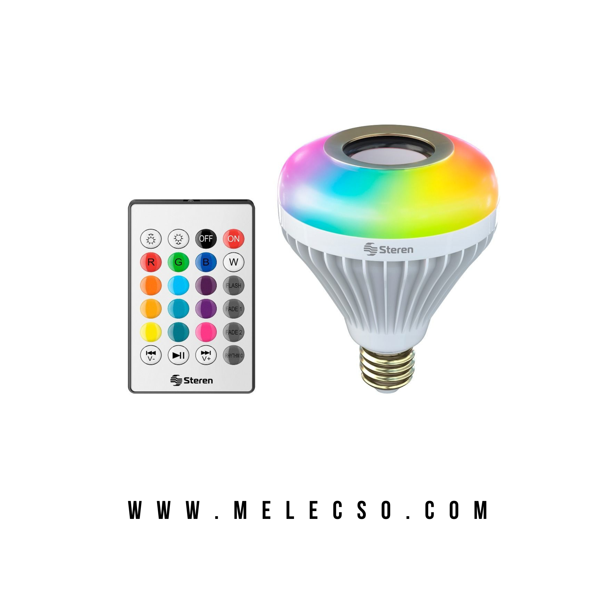 Bombillo Parlante Con Bluetooth RGB