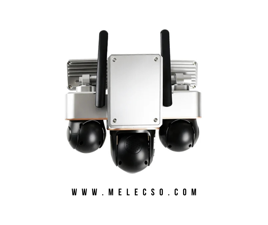 Cámara de Seguridad WiFi Solar S30A Triple Lente + Luz LED