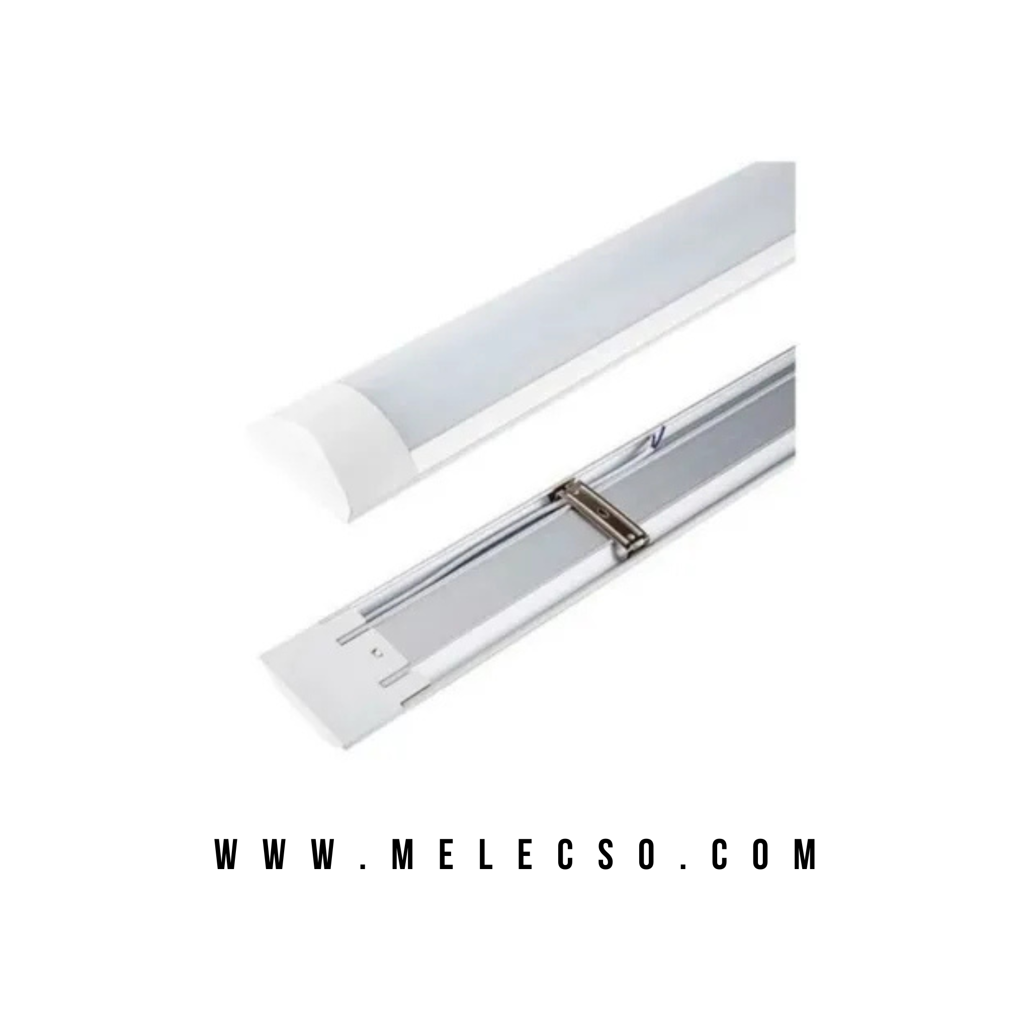 Lámpara Acrílica Antipolvo LED 72W – 240 cm – 6500K (85–265V)