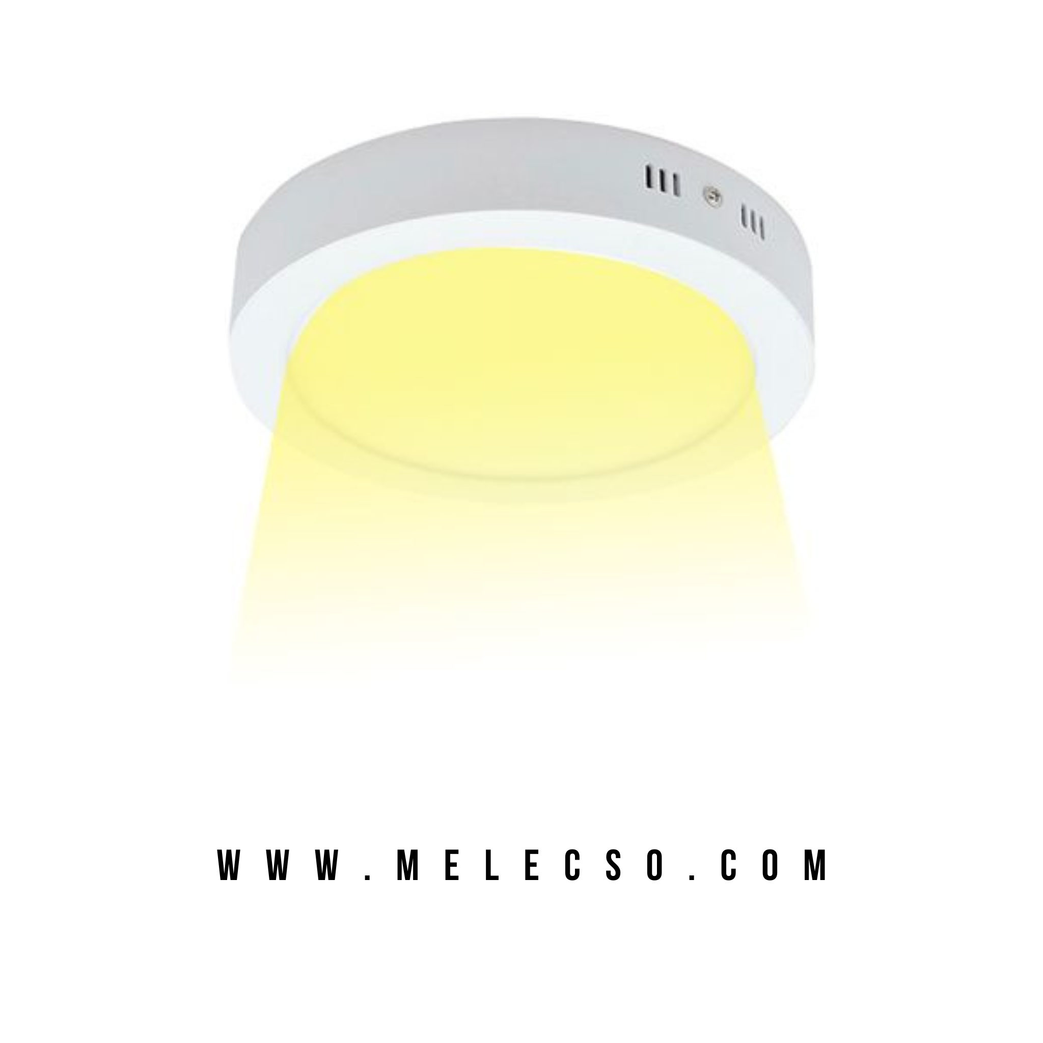 Panel Led Redondo Sobreponer Luz 3.000K