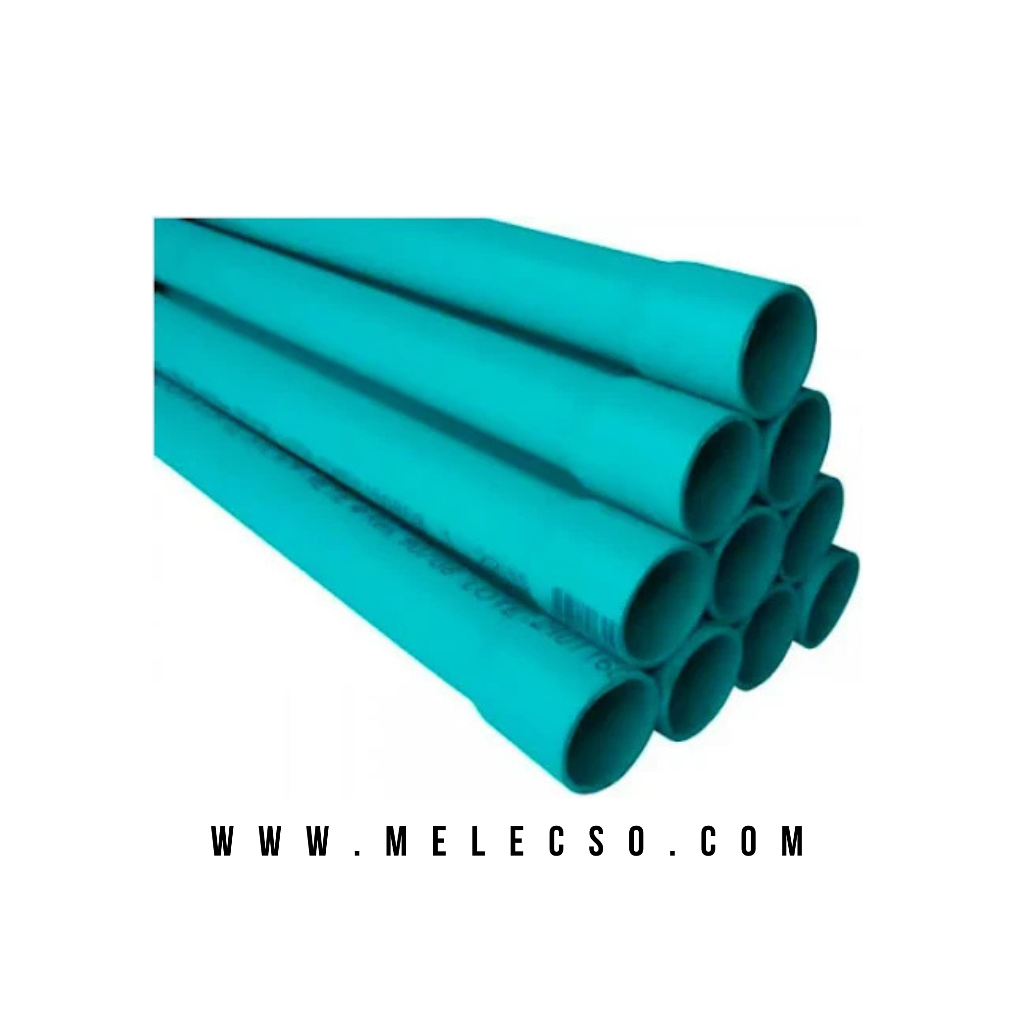 Tubo Conduit PVC 1/2” x 3 Metros – Pesado (Verde)