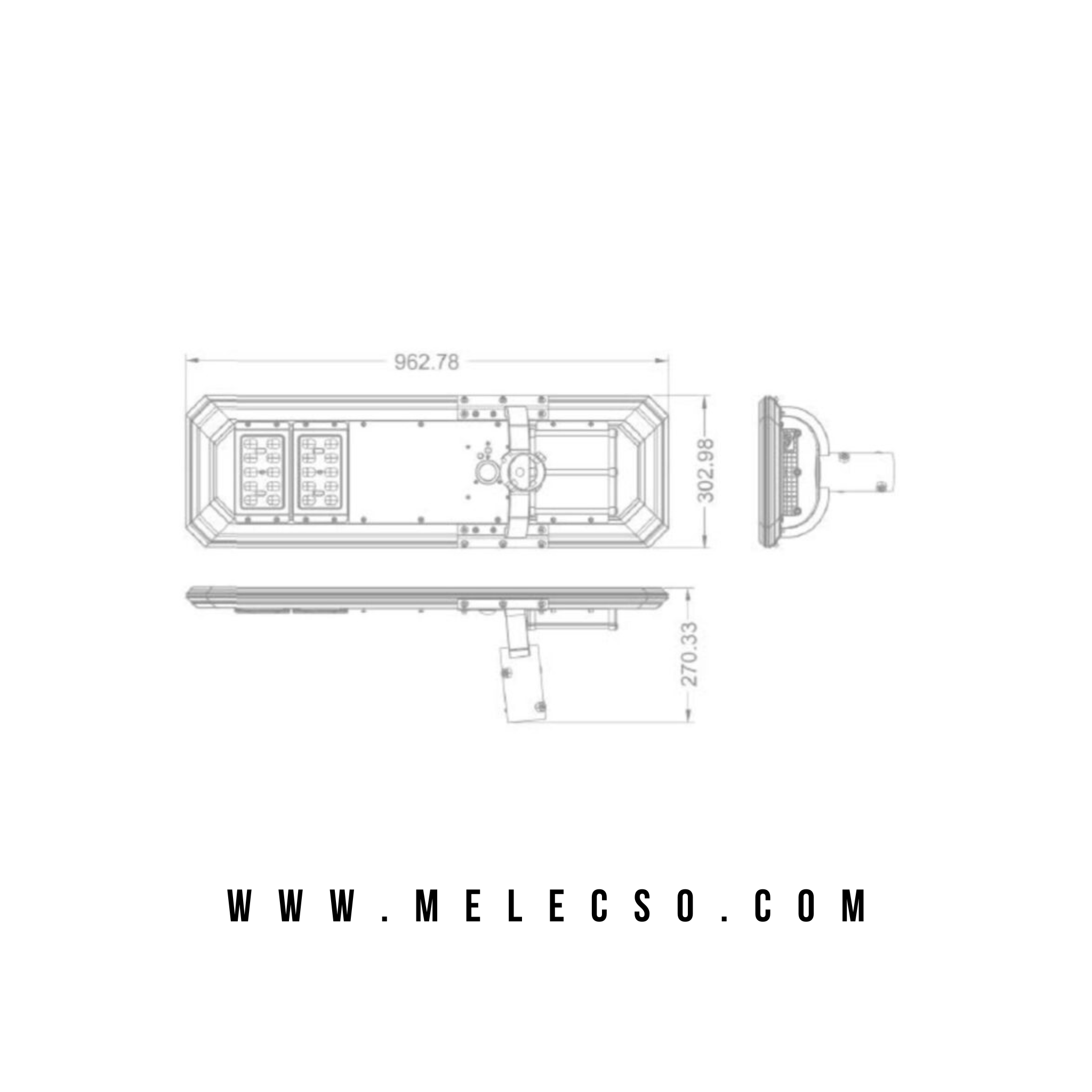 Alumbrado Publico SOLAR LED NET – 40W 6500K