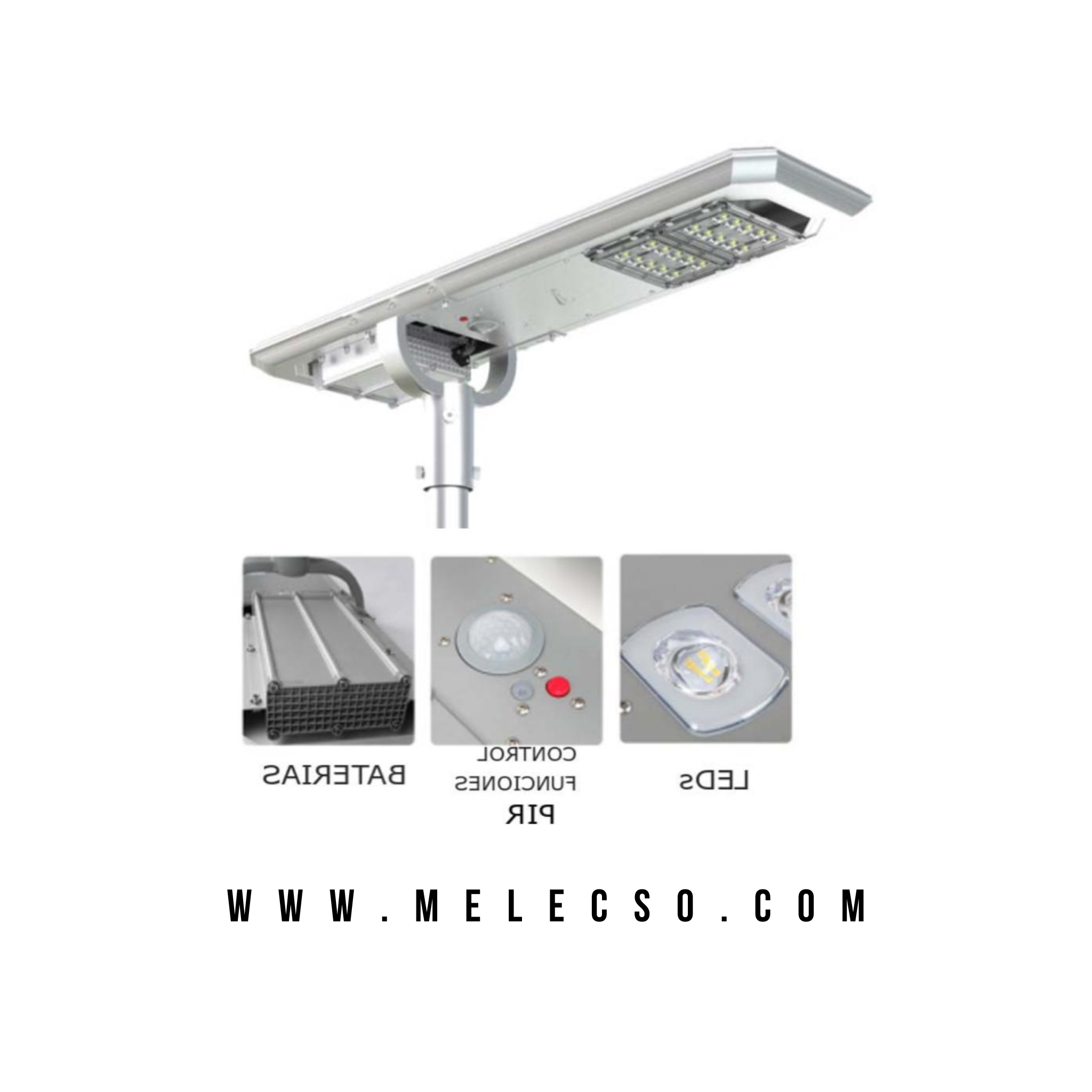 Alumbrado Publico SOLAR LED NET – 40W 6500K