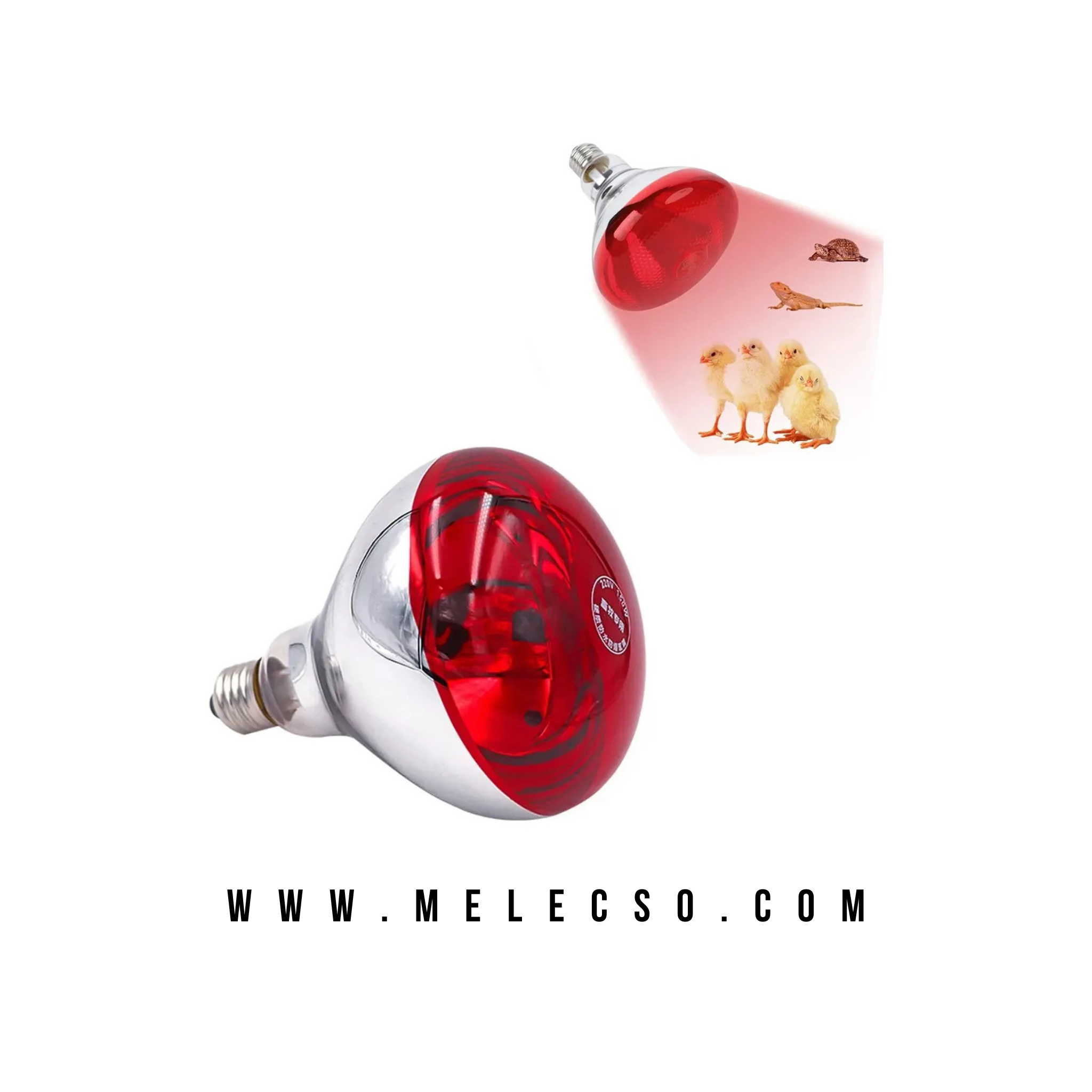 Bombillo Industrial 250W – De calor / Infrarrojo 250W (E27