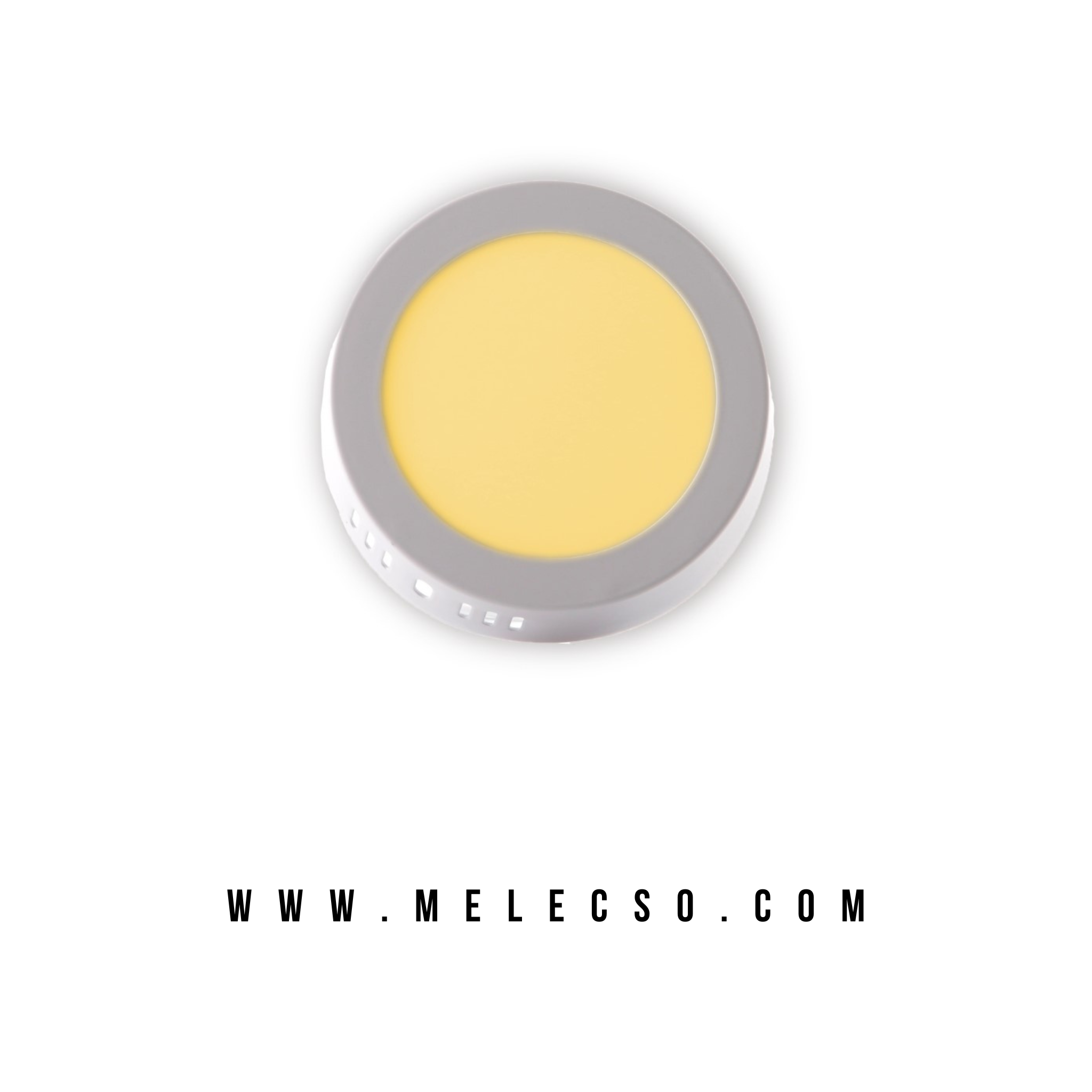 Panel Led Redondo Sobreponer Luz 3.000K