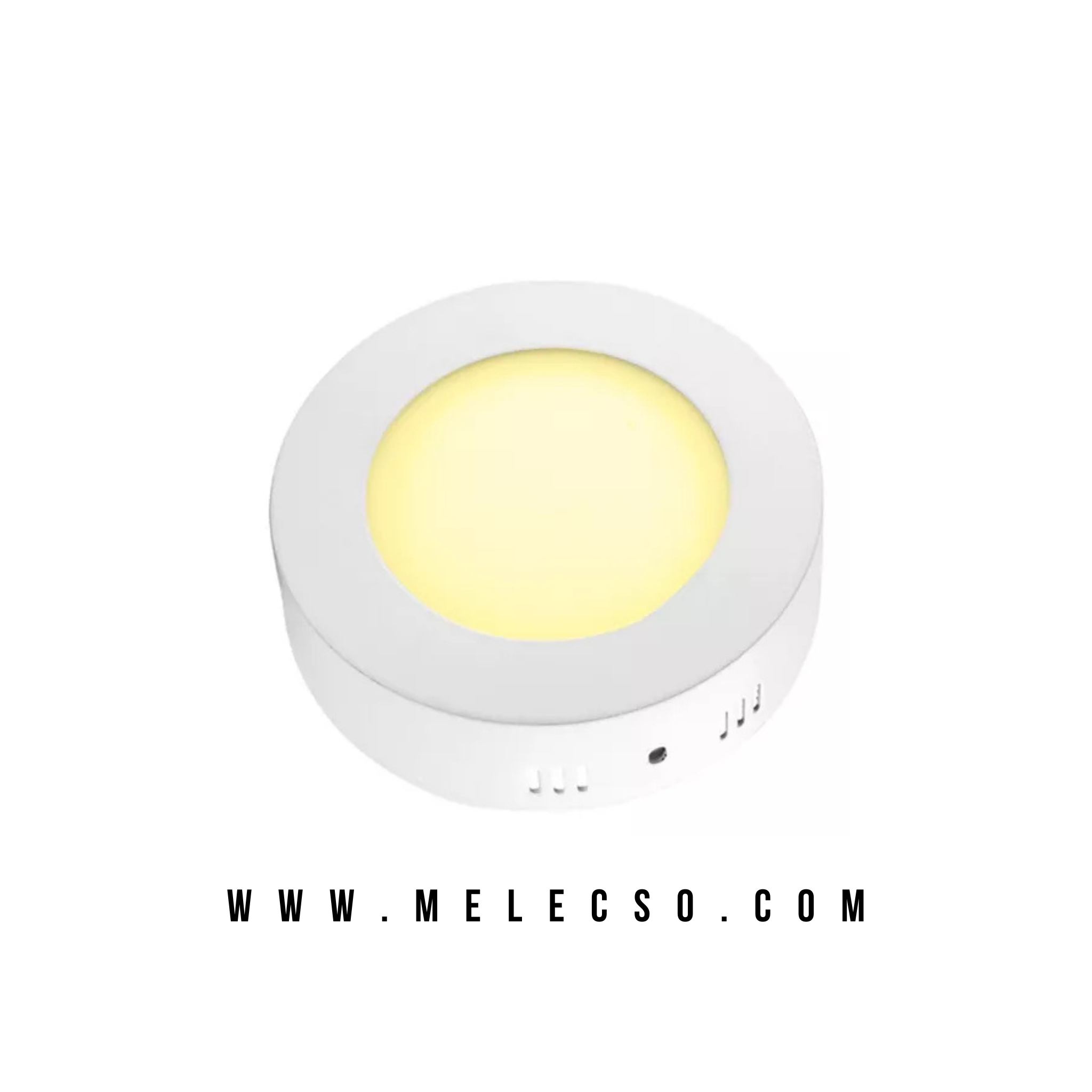 Panel Led Redondo Sobreponer Luz 3.000K