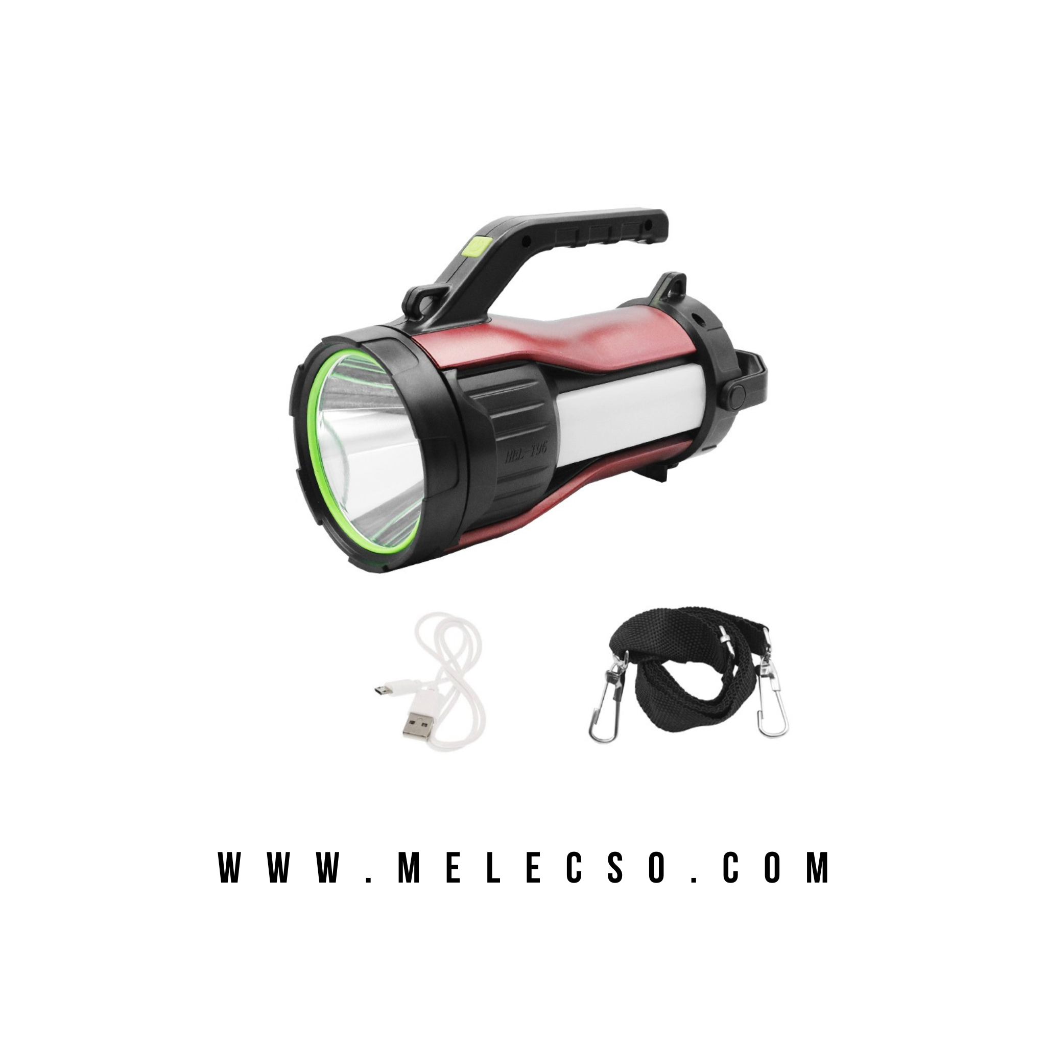 Linterna de Mano Recargable – (Dual LED 30W)  NEWLI